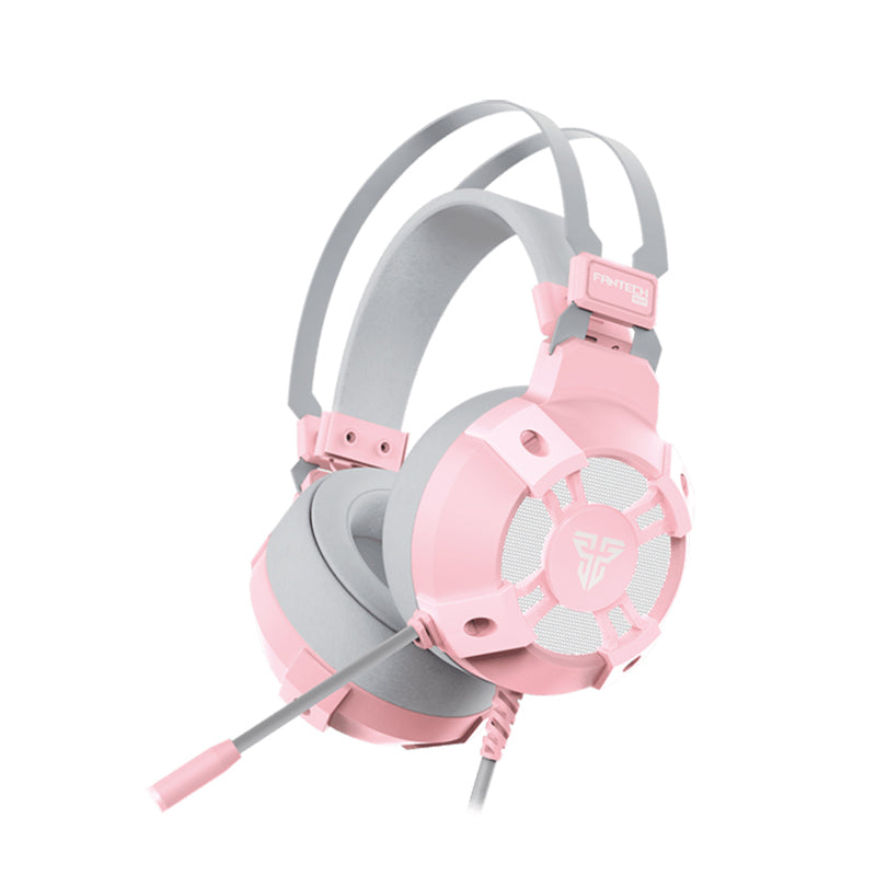 Fantech HG11 Captain 7.1 Sakura Edition gaming headset in pink and grey.
 Fantech HG11 Captain 7.1 Sakura Edition gaming headset in pink and grey.